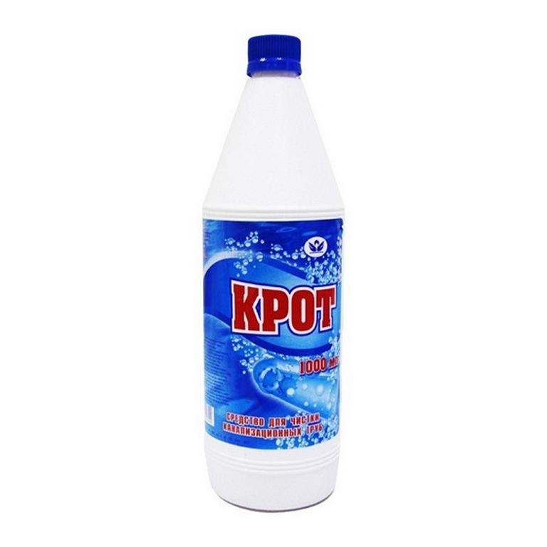 Средство для труб Крот, 1000мл