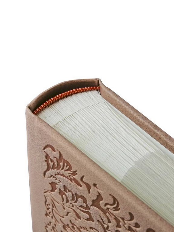 Фотоальбом 200 фото 10*15см "Делюкс" ПП карман с окном, бежевый под замшу 23*22 см