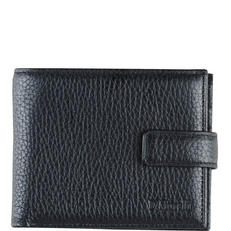 Портмоне D.Morelli мужское "Texas" с хляст., нат.кожа, цвет черный