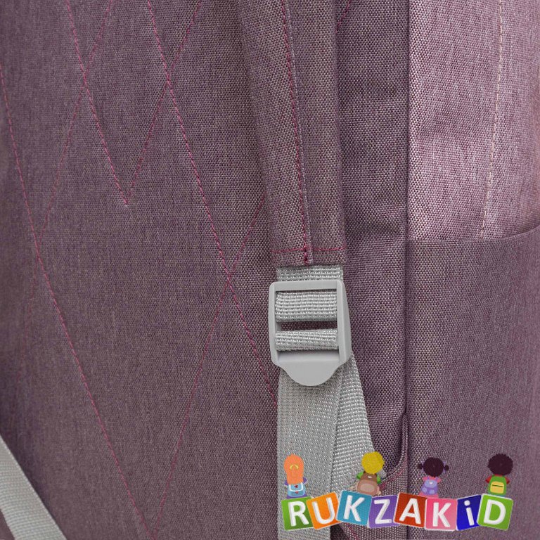 Рюкзак молодежный женский Grizzly 24*38*12 см. пурпурный