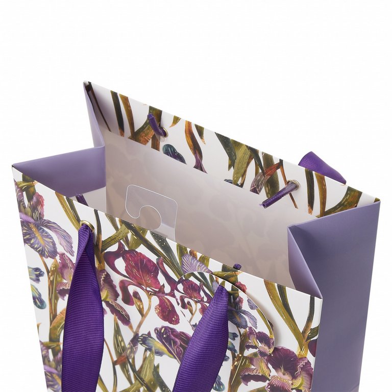 Пакет бумажный 26*32,4см матовый "Flora. Ирисы" BrunoVisconti