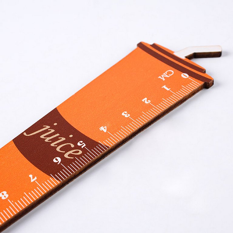 Линейка 15 см. деревянная "Стаканчик"