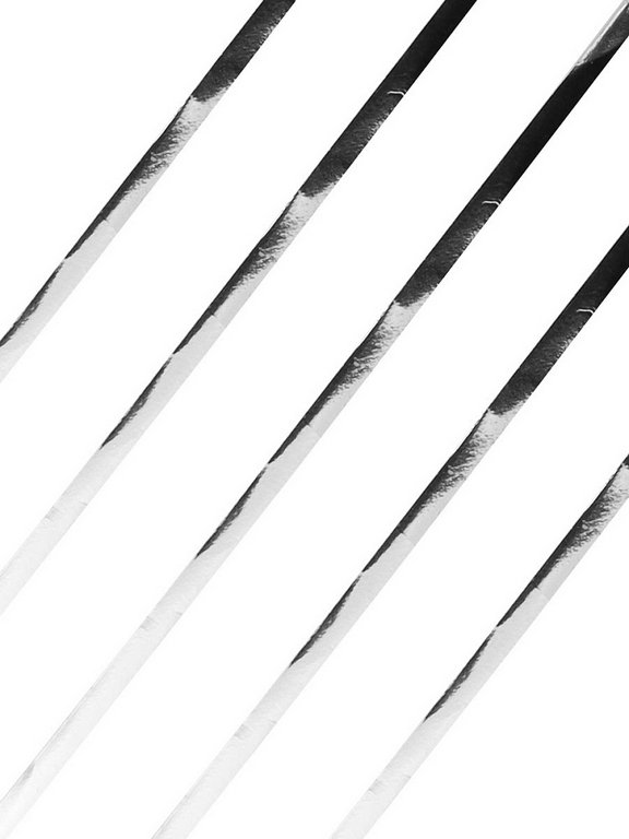 Лента упаковочная серебристая 5мм х 250м