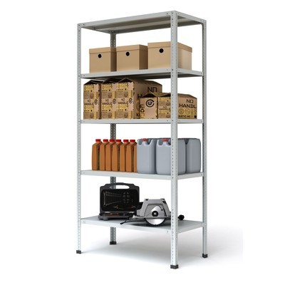 Стеллаж металлич. архивный с 5-ю полками (2000*1000*300мм) MS Standart