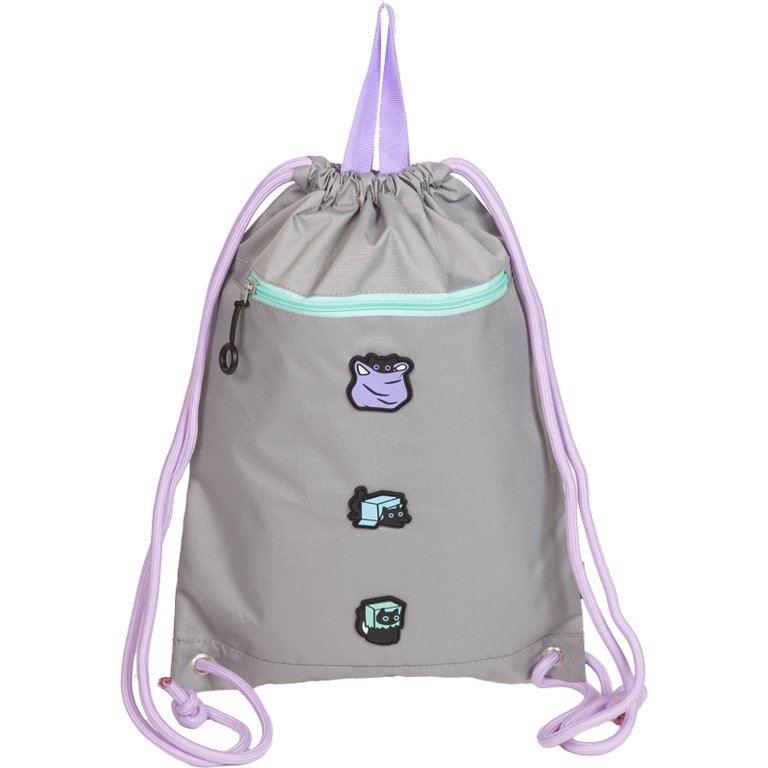 Сумка для обуви для девочки 46*33 см deVENTE "Cats&Boxes" с карманом, с ручками