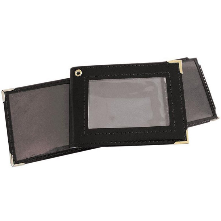 Обложка для документов с окном Attomex нат. кожа, цвет черный Обложка для документов с окном Attomex нат. кожа, цвет черный