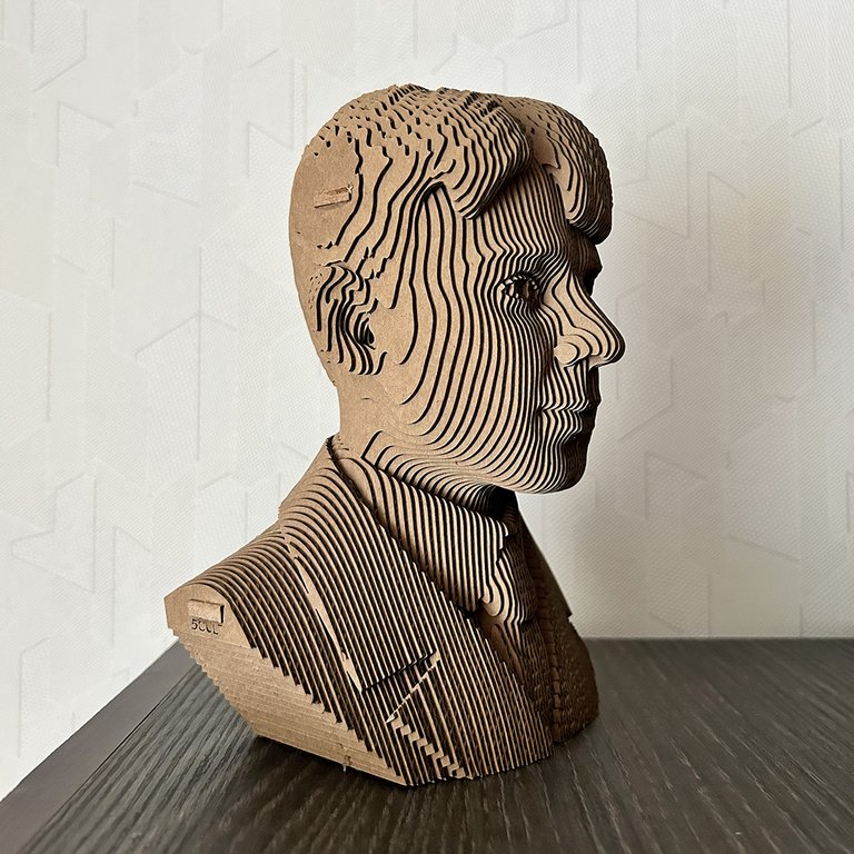 Сборная модель из гофрокартона "Сергей Есенин" h=19см, 89 дет., 6+, 5cult