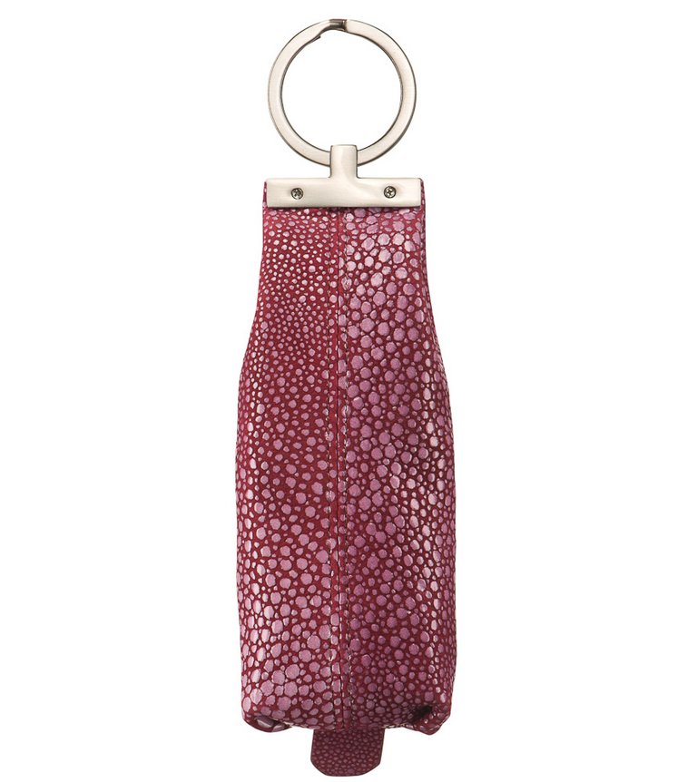 Футляр для ключей Dr.Koffer 4,5*14см, на молнии, фиолетовый