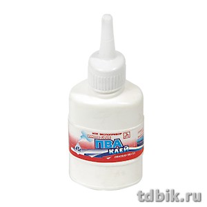 Клей ПВА  45 гр. с дозатором Экспоприбор