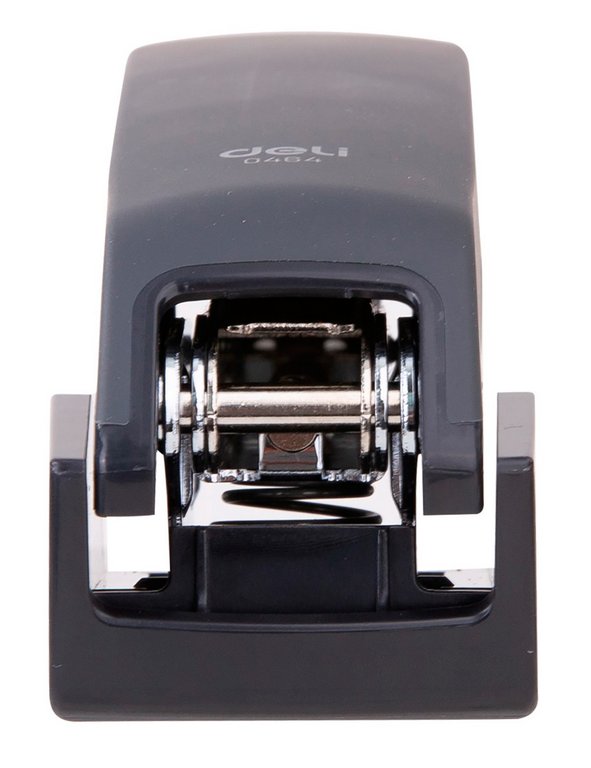 Степлер 24/6 до 25л металлический Deli "Exceed" прорезин. корпус, черный