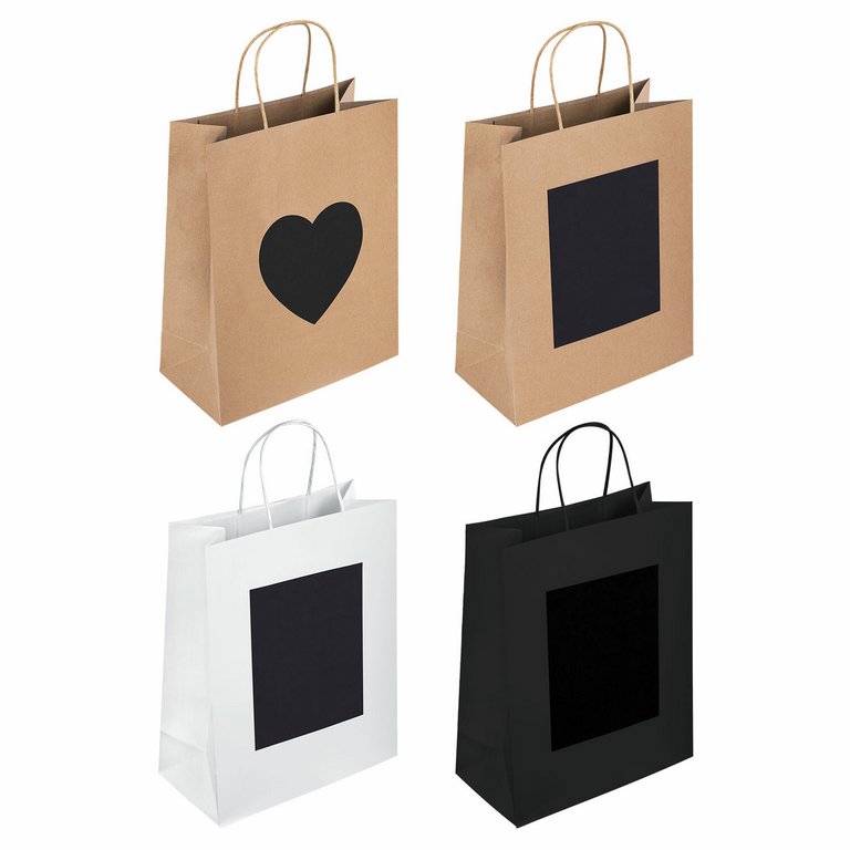 Пакет бумажный 26*32см крафт (скретч-слой + стилус) "Kraft Mix" (ассорти)