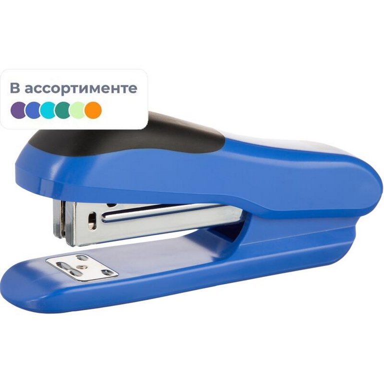 Степлер 24/6 до 20л металлический, MGS-13K ассорти