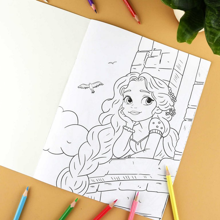 Раскраска А4 "Сказочная раскраска. Волшебные герои" 8л Феникс+