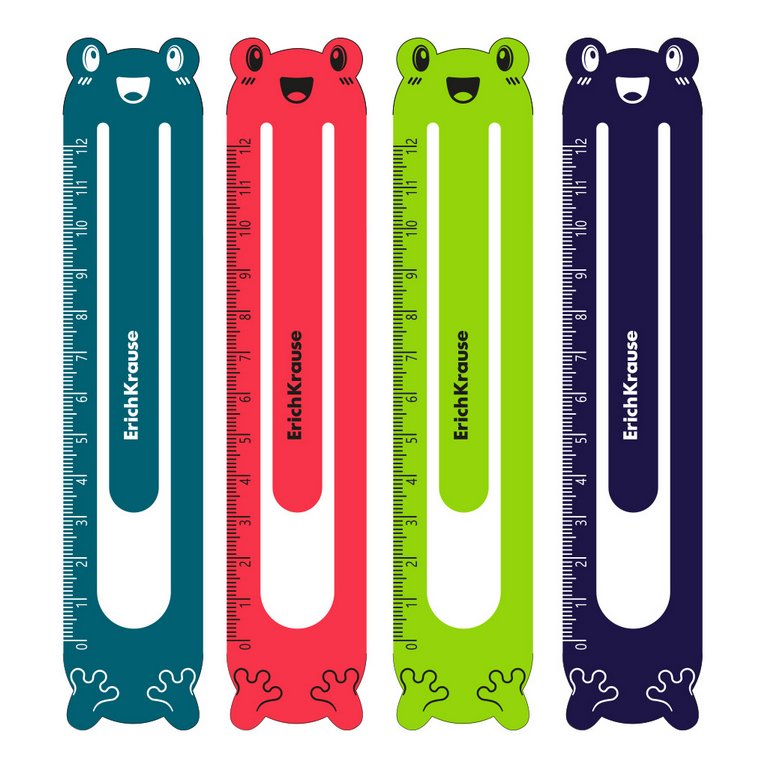 Закладка пластиковая 4 шт/уп "Soft Reef" ErichKrause