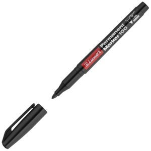 Маркер перманентный  2,0 мм Luxor Permanent market 100 круглый, черный