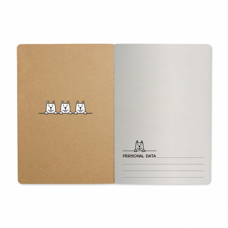 Тетрадь 40 лист кл. А5 на сшивке "DOG CRAFT"