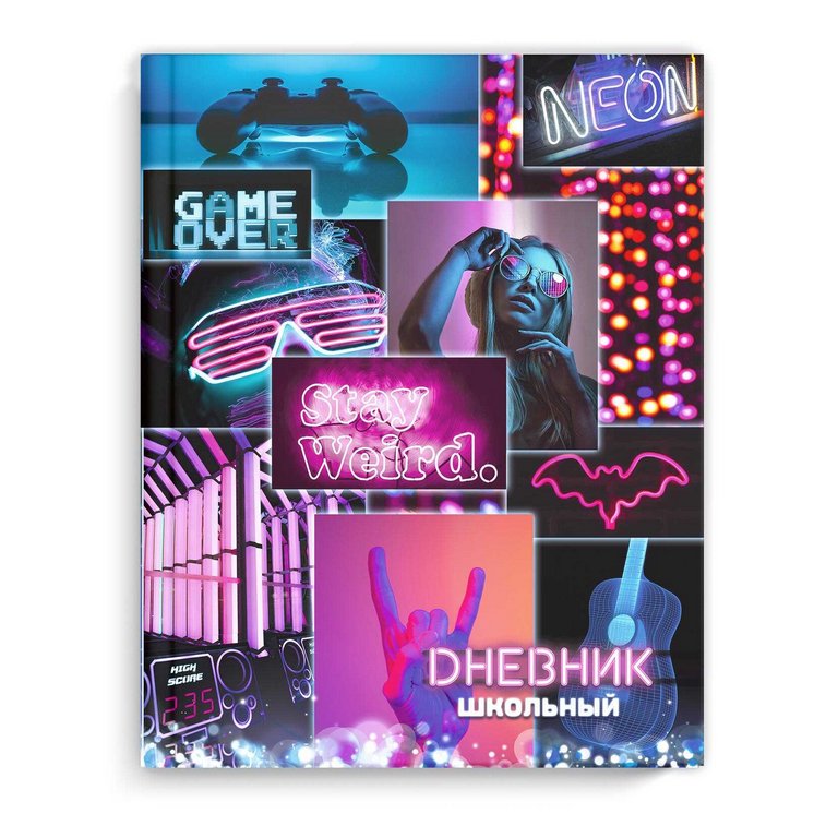 Дневник школьный твердая обложка, выбор. лак, мат. ламин. "МИКС" 48л.