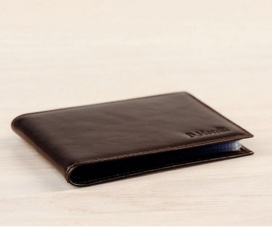 Визитница D.Morelli "Brown" нат. кожа