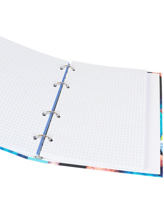 Тетрадь 160 лист кл. А5+ на кольцах "ЗАХВАТЫВАЮЩИЙ КОСМОС" тв. обл. Проф-Пресс