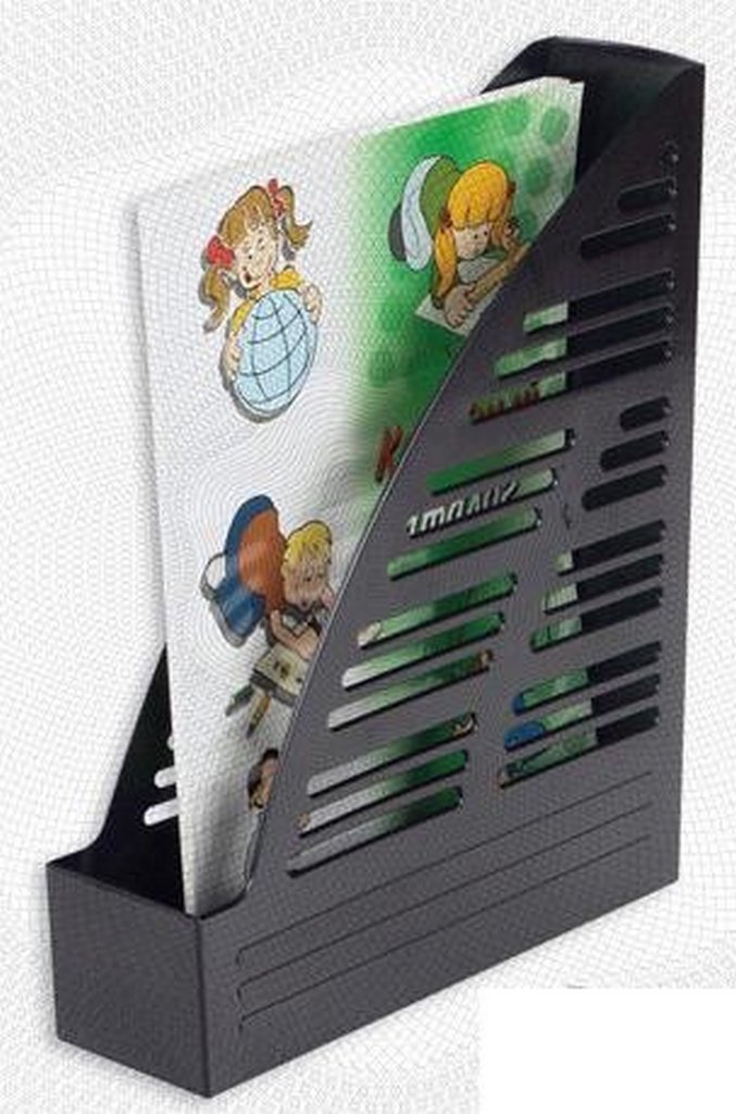 Лоток вертикальный 70 мм Attache, черный