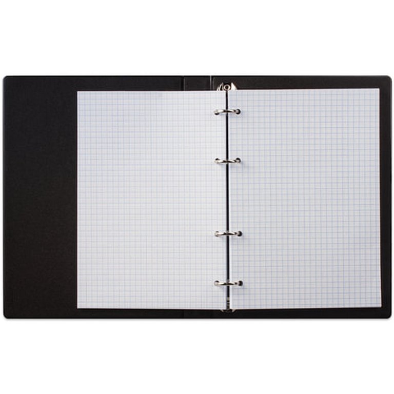 Тетрадь 90 лист кл. А5 на кольцах со сменным блоком Черная