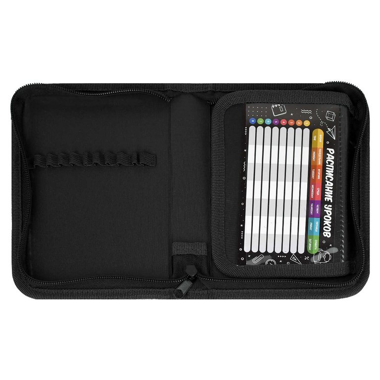 Пенал 1 отд. 1 откид. планка для мальчика Феникс+ "Болид" 13.3x20x3.5 см, ткань