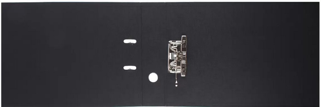 Папка-регистратор А3 75мм deVENTE, горизонтальная, двустор. покрытие, пл. карман на торце, черная