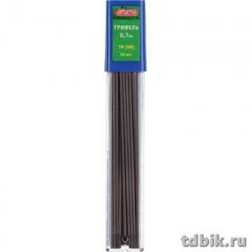 Стержни для мех. кар. 0.7 мм НВ 30шт Attache