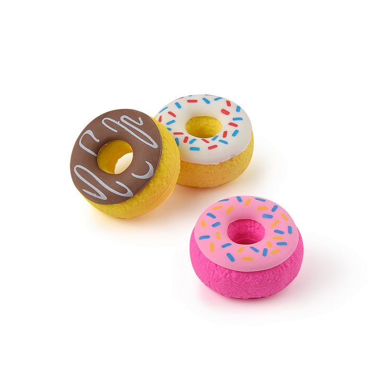 Ластик Bruno Visconti "Сладкое настроение. Пончики", 3 цвета