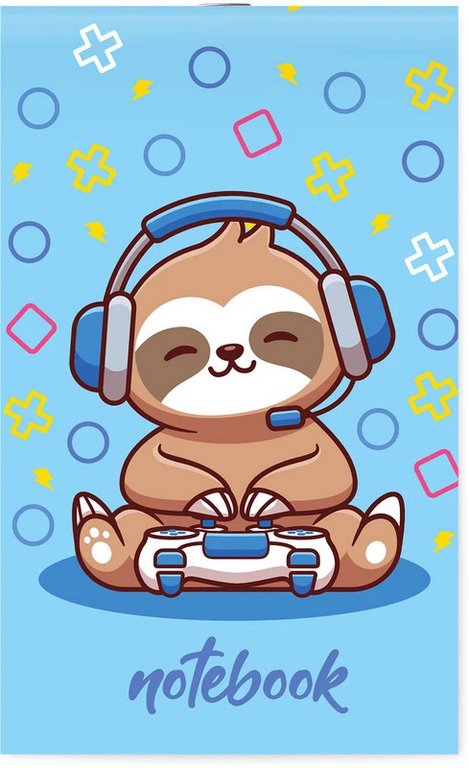 Блокнот А6  30л., 105*148 мм, на скрепке Lamark "Little Gamers"