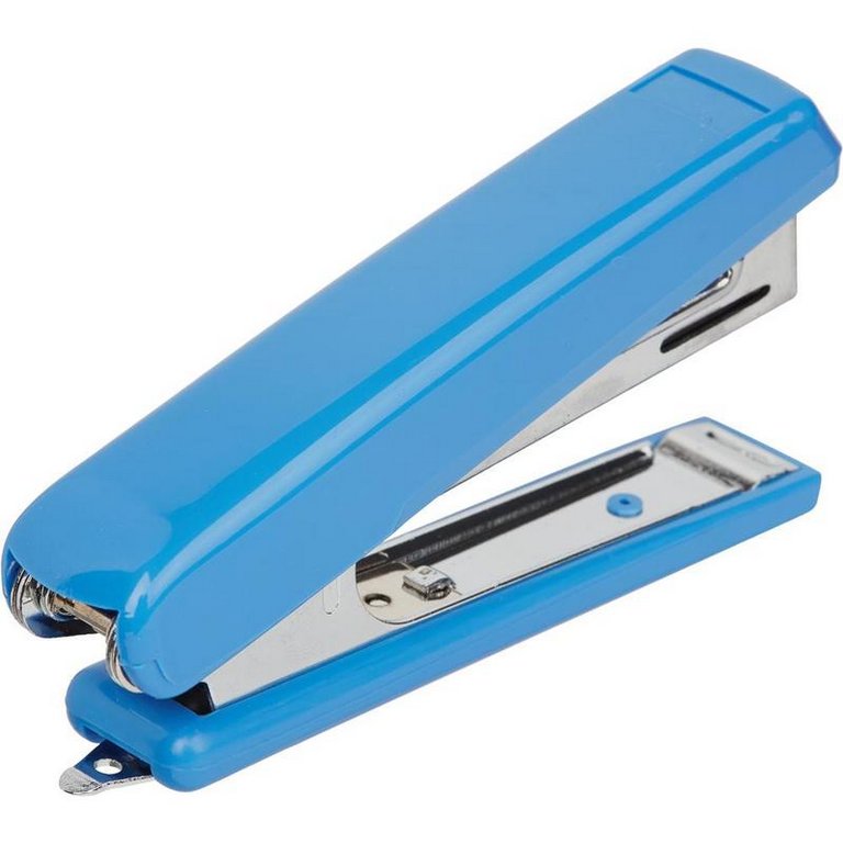 Степлер № 10 до 12л Attache синий с антистеплером