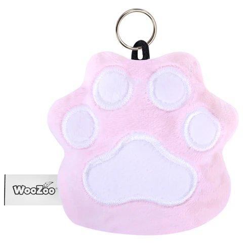 Брелок "Кошачья лапка" ассорти (ткань вельбоа)  10*10 см