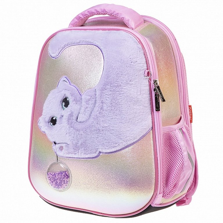 Рюкзак каркасный для девочки Hatber Ergonomic "Plus Meow" 29*38*16см