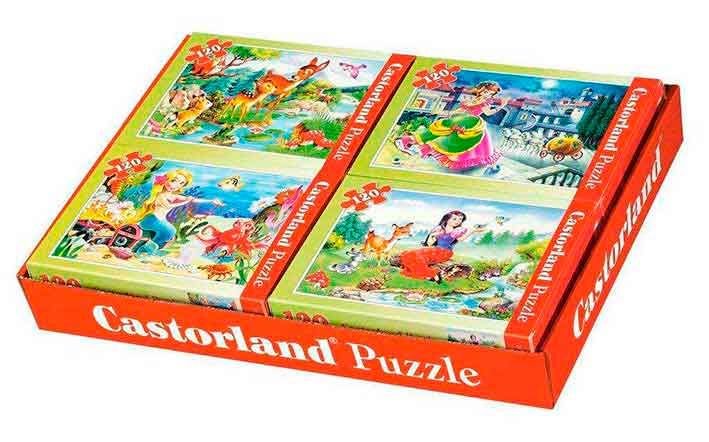 Пазлы  120 дет. "Сказки" (ассорти) Castor Land 6+