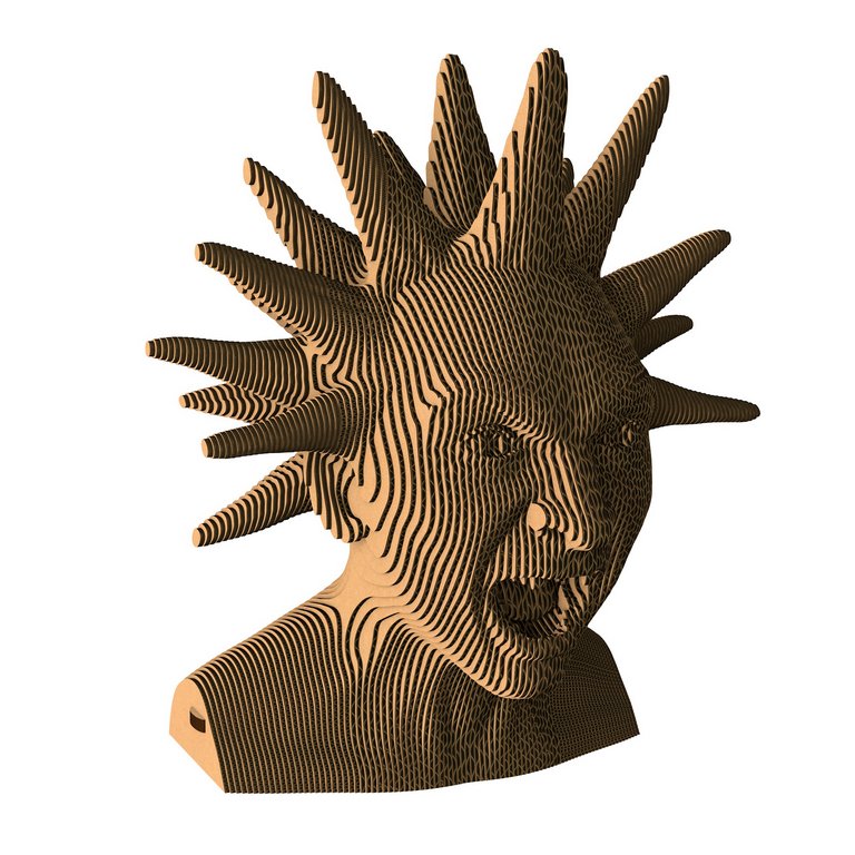 Сборная модель из гофрокартона "Горшок" h=23см, 381 дет., 6+, 5cult