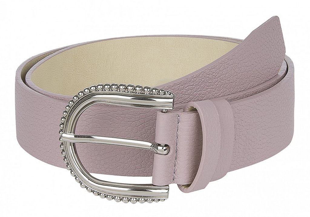 Ремень Alliance нат. кожа,  ширина 40мм, жемчуг