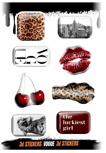 Наклейки объемные Nalepking "Вог 3D"