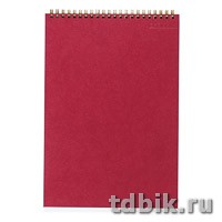 Блокнот А6  80л., 105*148 мм, на спирали, диз. картон