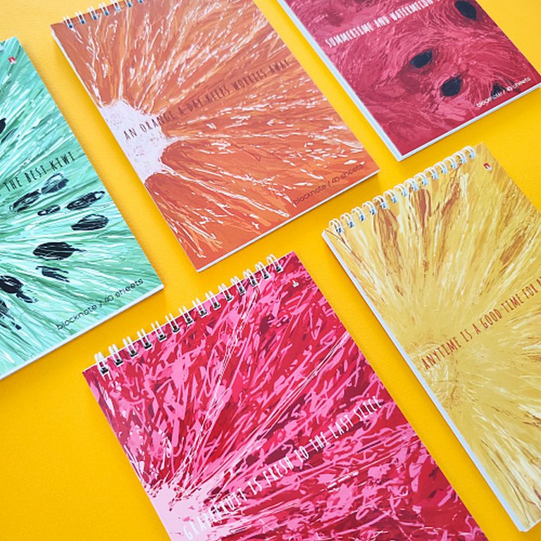 Блокнот А5  40л., 150*210 мм, на гребне Альт "EXOTIC FRUITS" 5 видов