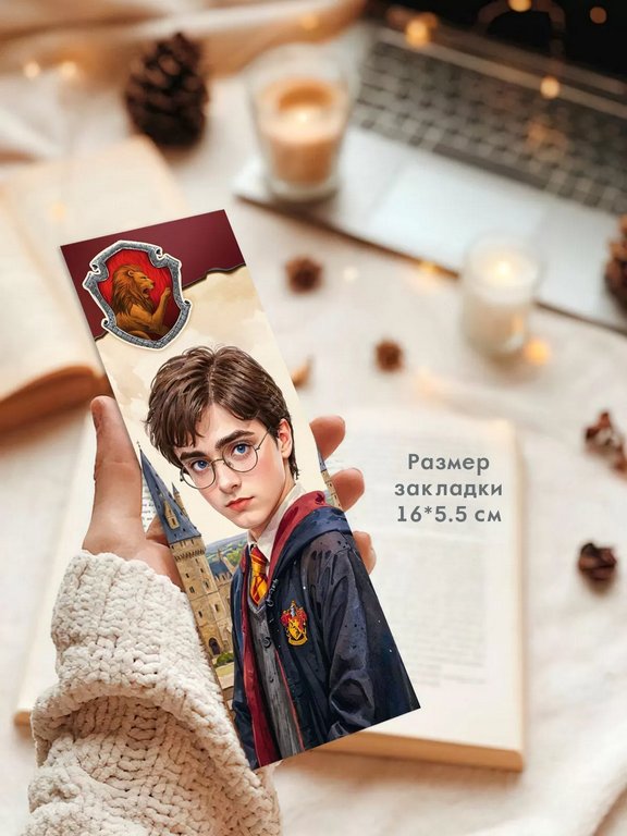 Закладка бумажная 6 шт/уп "Школа волшебства"