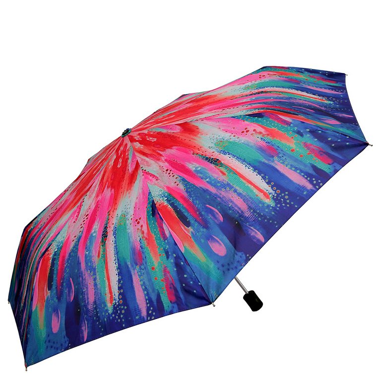 Зонт женский суперавтомат Fabretti, мини , 3 сложения, эпонж