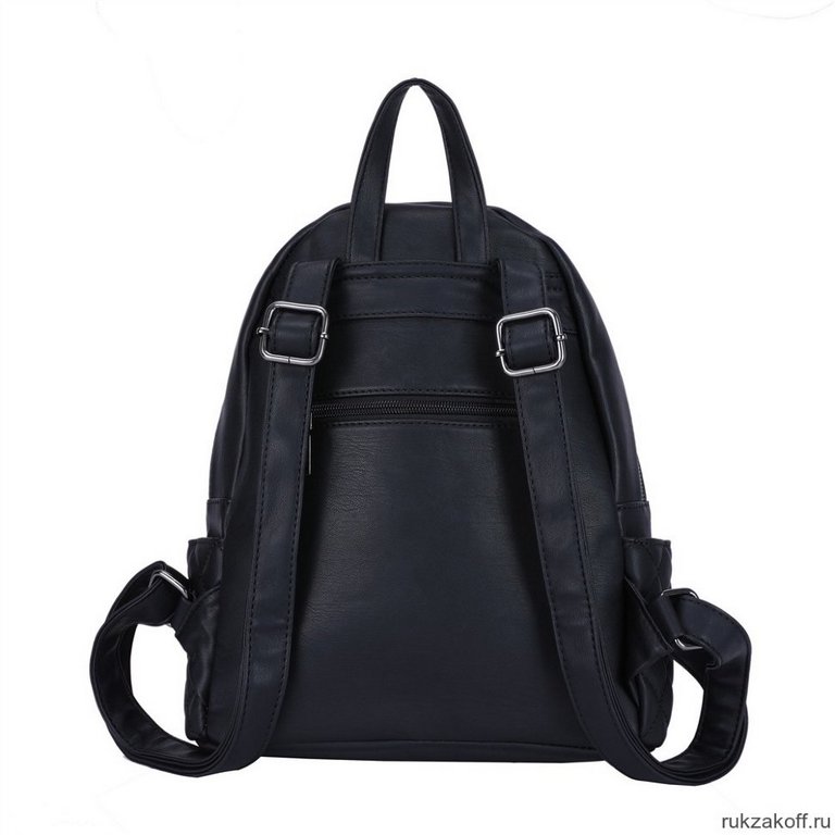 Рюкзак молодежный женский OrsOro иск. кожа, 31*26*13см, черный