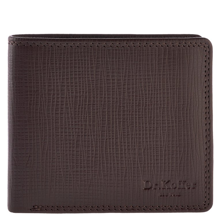 Портмоне Dr.Koffer 11*9 см нат. кожа, коричневый