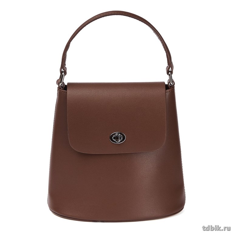 Сумка женская Jane's Story 20х19х5см, нат.кожа, коричневая