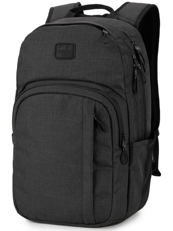 Рюкзак молодежный мужской SkyName 45*28*16 см. черный