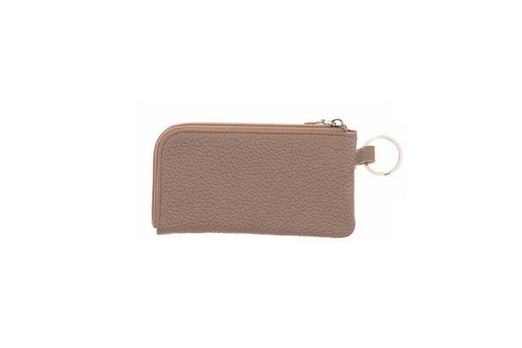 Футляр для ключей  D.Morelli "Варан" из нат.кожи, на молнии. Бежевый