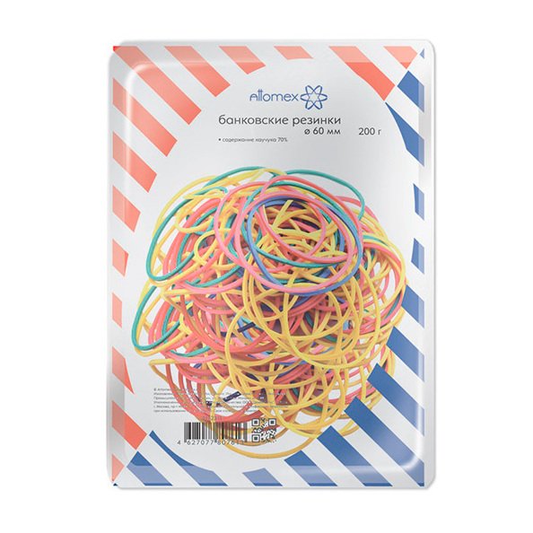 Резинки для денег  200 гр. 60мм., Attomex
