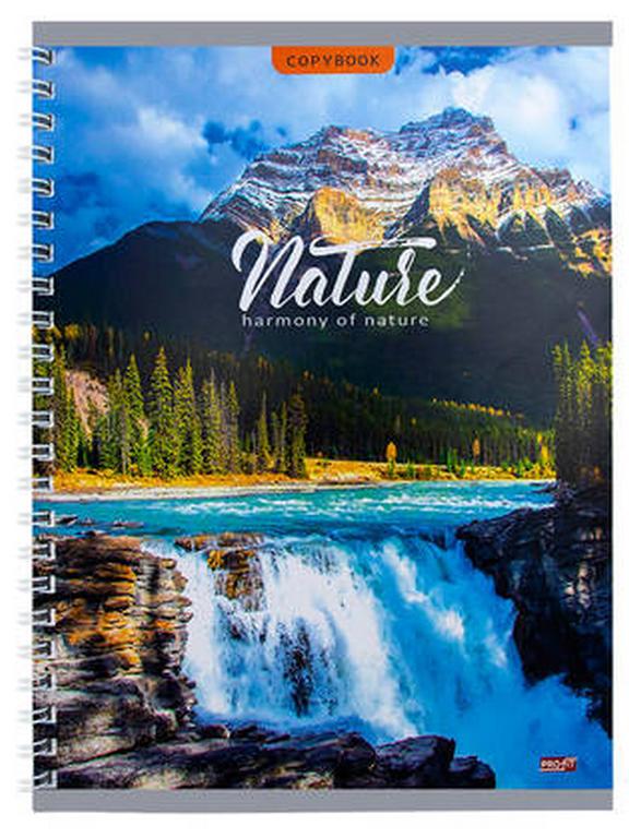 Тетрадь 48 лист кл. А5 на гребне Profit "ВОСХИТИТЕЛЬНАЯ ПРИРОДА" цвет. мелов. обл.