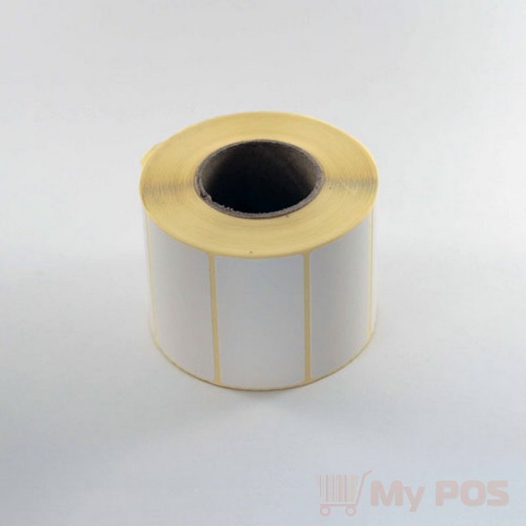 Этикетки  50*74 (2000 шт.) б/п ПОЛИПРОПИЛЕН