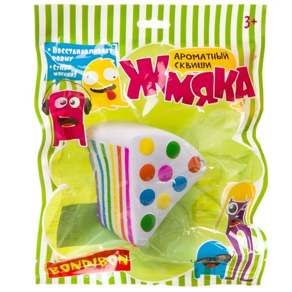 Сквиш "Кусочек тортика" Bondibon